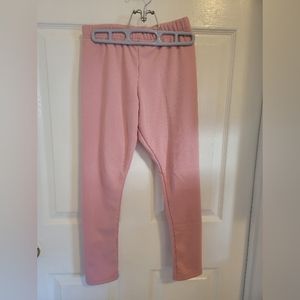 Girls Size 12 Oshkosh Pink Fleece Leggings